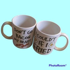 Bacon & Eggs Coffee Mug Set